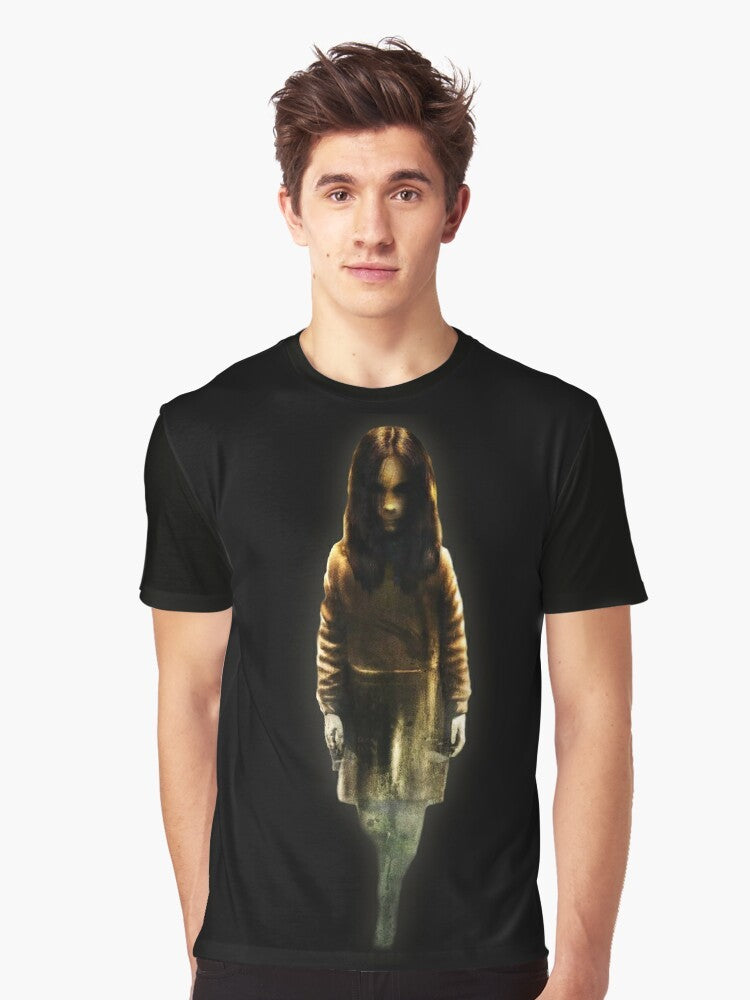 F.E.A.R. Alma Wade Graphic T-Shirt featuring the horror video game character - Men