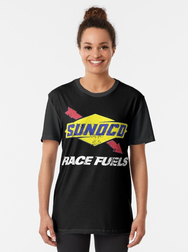 Vintage Sunoco Race Fuels logo graphic t-shirt - Women