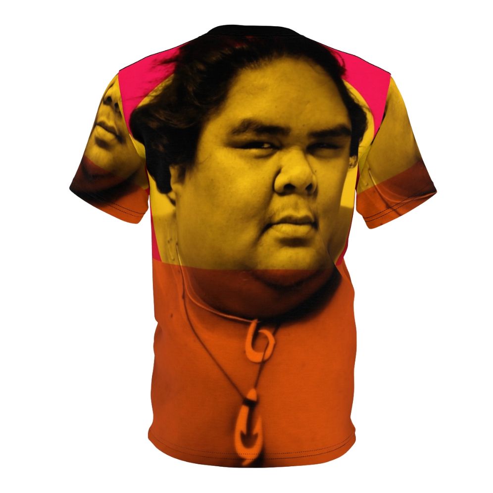 Endless Summer Surfer T-shirt Honoring Hawaiian Music Icon Israel Kamakawiwo'ole - Back