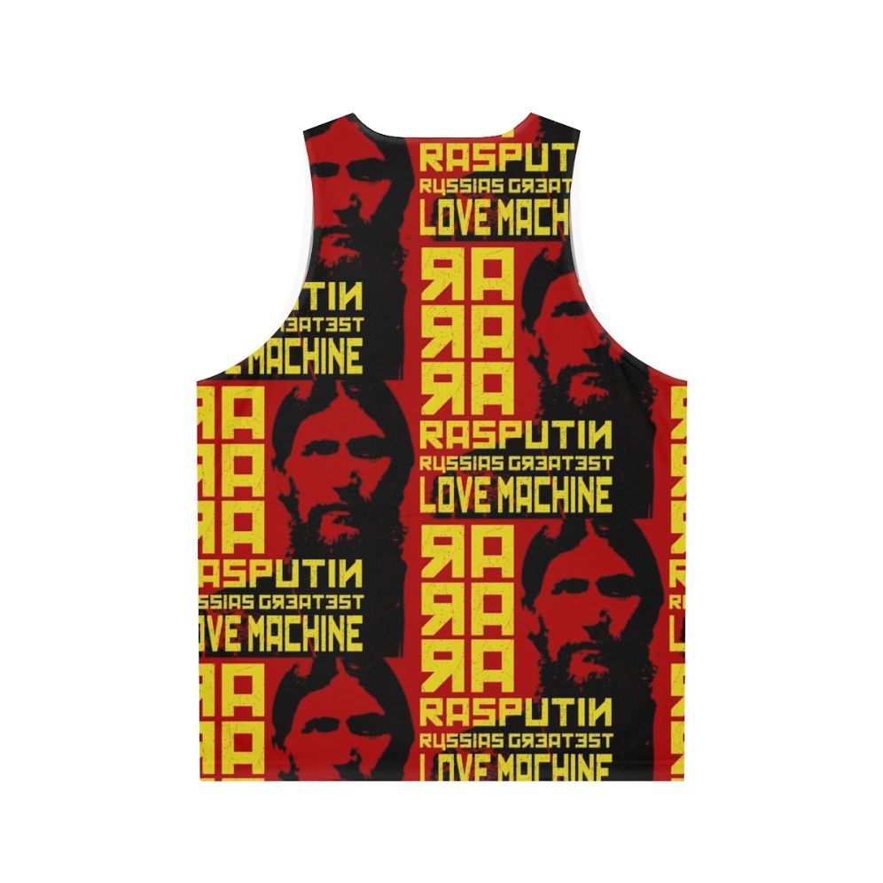 Rasputin's Russian Communist Propaganda Dance Unisex Tank Top - Back