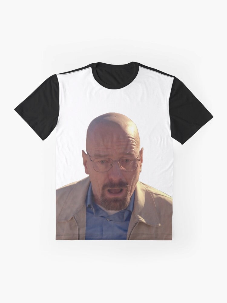 Breaking Bad Walter White meme graphic t-shirt - Flat lay