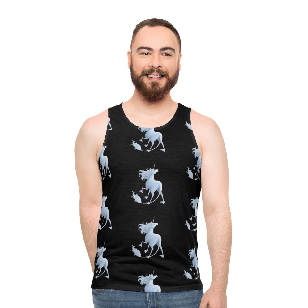 The Last Unicorn Unisex Pastel Goth Tank Top - men