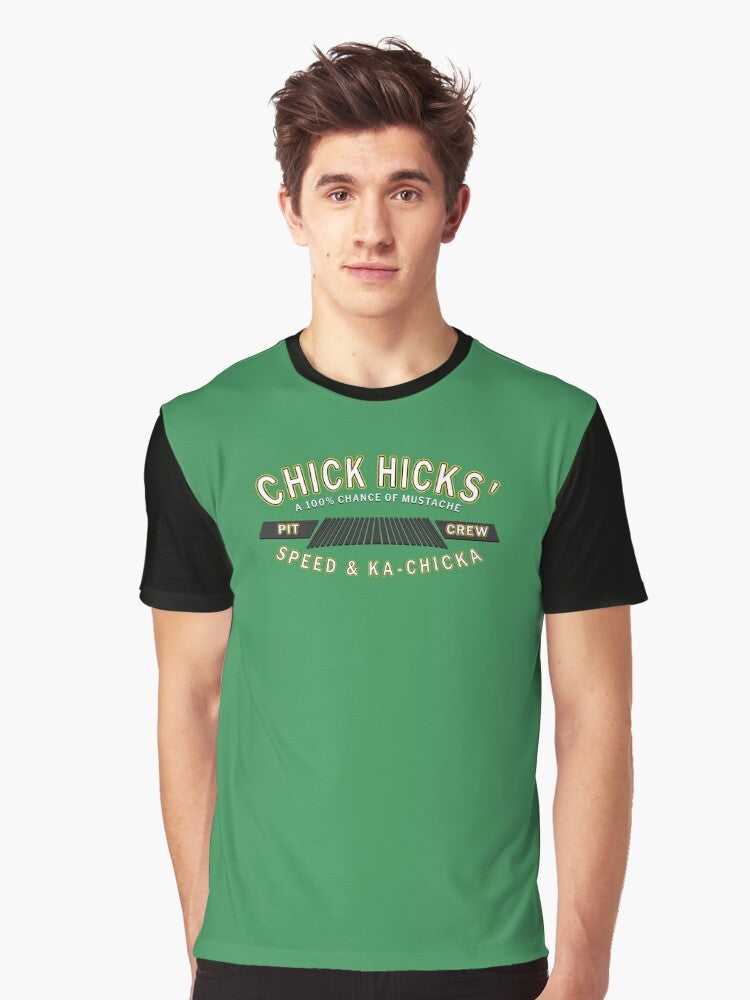 Chick Hicks graphic t-shirt with funny movie character - Men