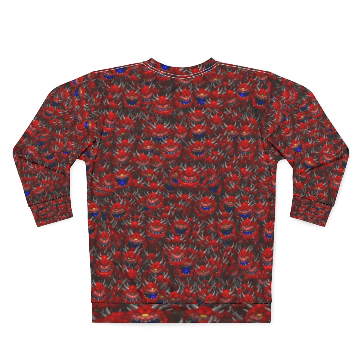 Doom Cacodemon 3D Shooter Sweatshirt - Back