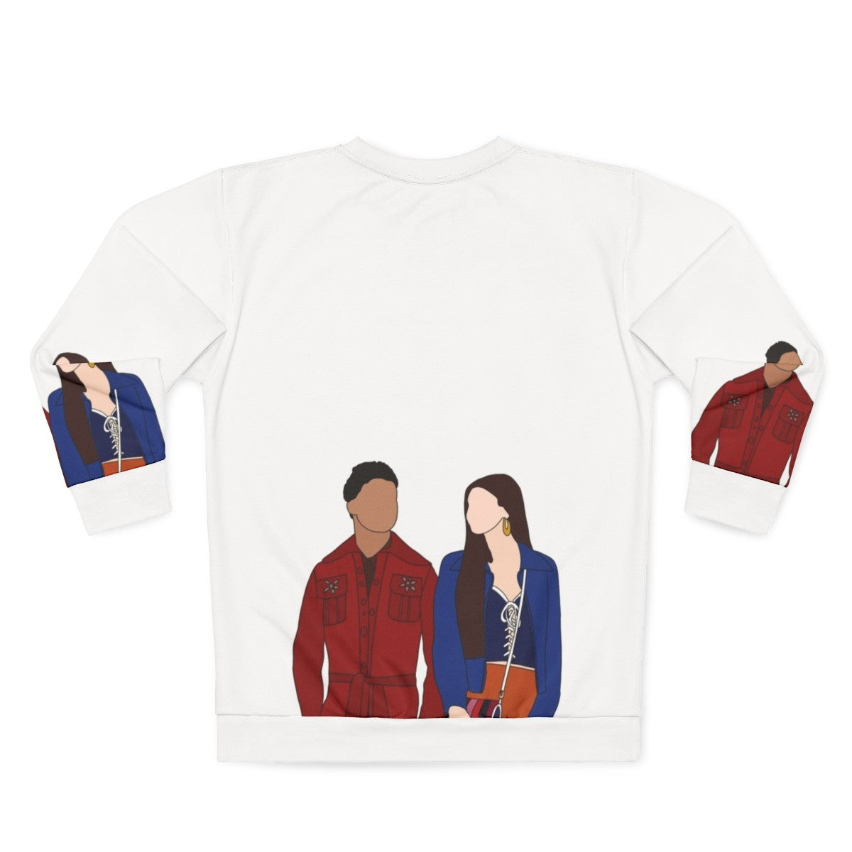 "Sex Education Ruby And Anwar Netflix TV Show Sweatshirt" - Back