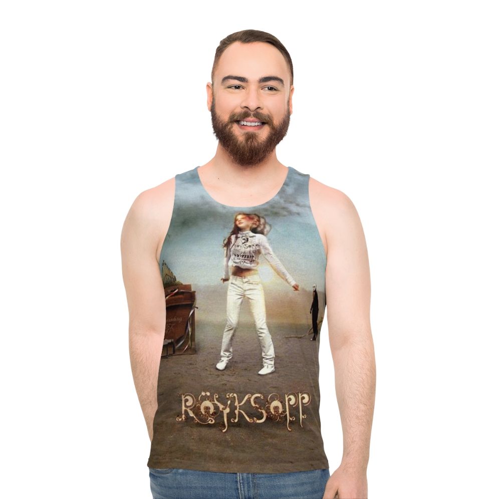 Unisex Royksopp electronic music tank top - men