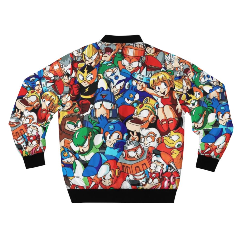 Mega Man Retro Robot Masters Bomber Jacket - Back