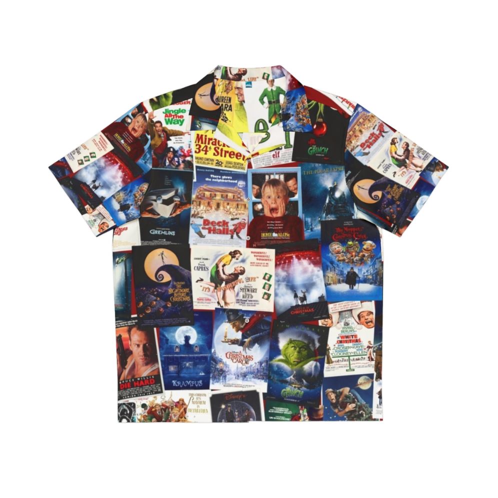 Christmas Film Collage Hawaiian Shirt