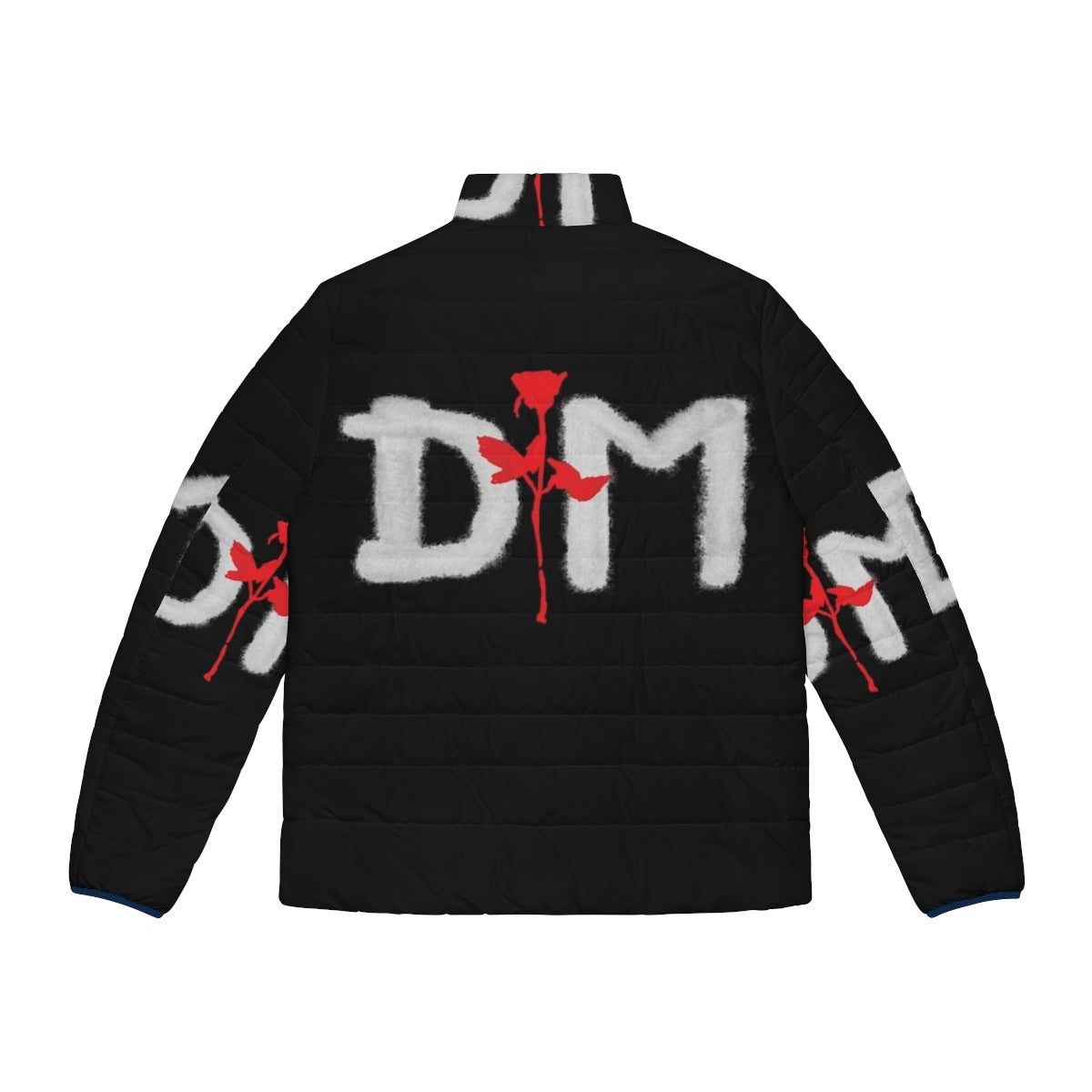 Depeche Mode Pablho Puffer Jacket featuring the iconic Depeche Mode logo - Back