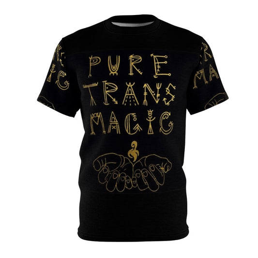 Enchanted magical t-shirt with pagan, wiccan, and nordic design elements