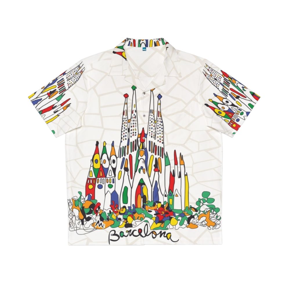 The Sagrada Familia Barcelona Spain Hawaiian Shirt