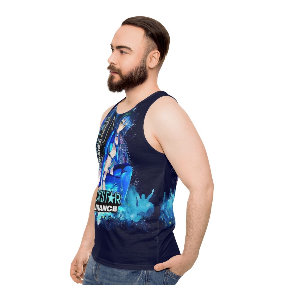 Xenovia Quarta Highschool DxD Anime Inspired Unisex Tank Top - men side