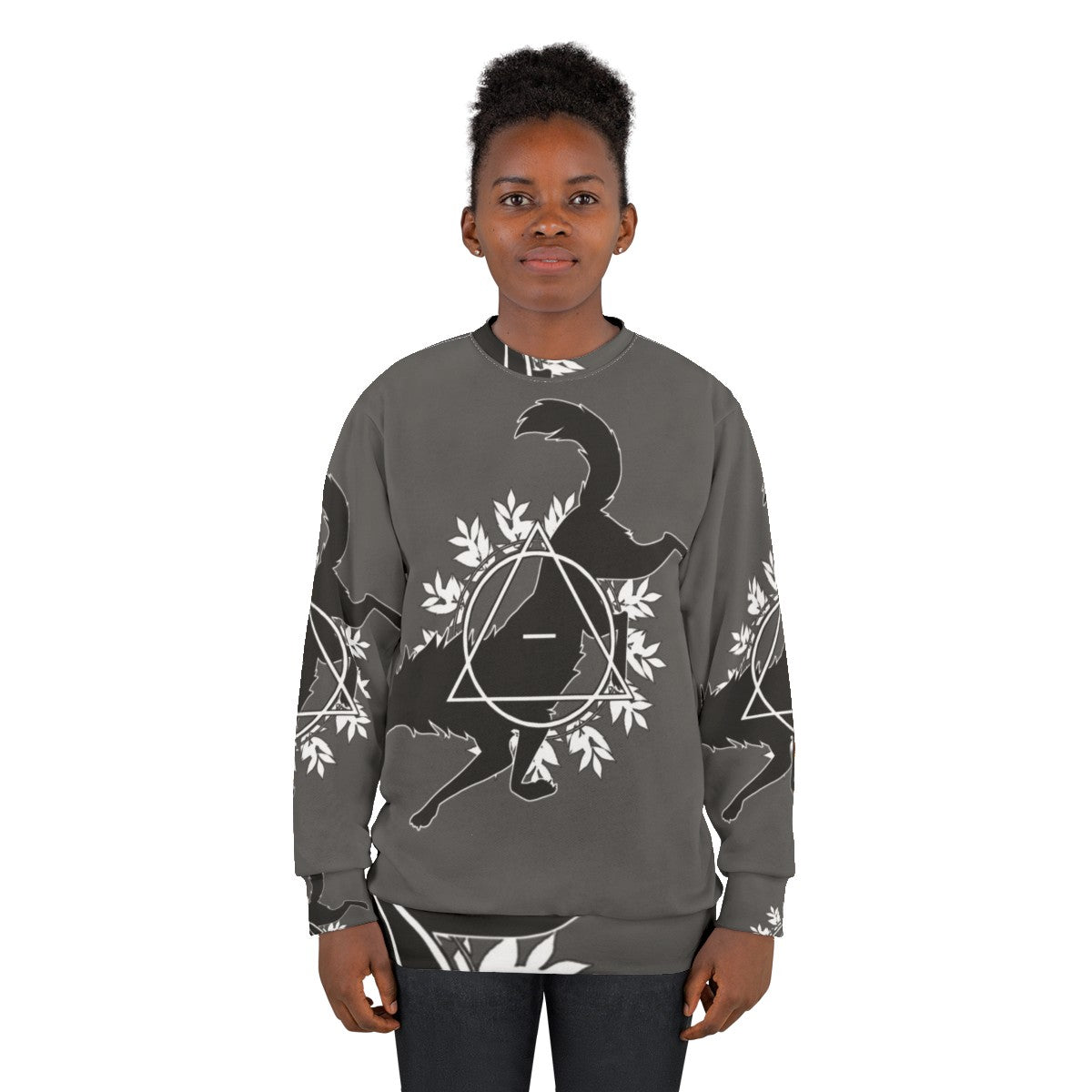 Theta Delta Canine Sweatshirt - Furry Animal Inspired Clothing - women