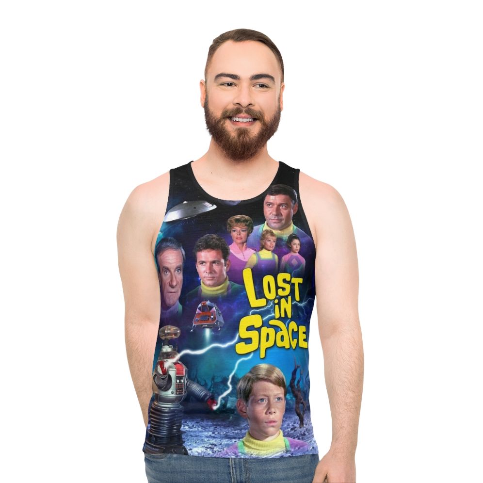 Lost In Space Unisex Sci-Fi Tank Top - men