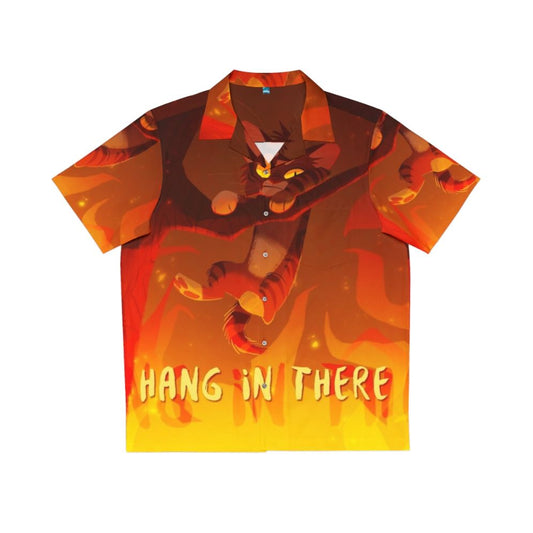 Brambleclaw's Hang In There Hawaiian Shirt with Warrior Cats Inspired Design