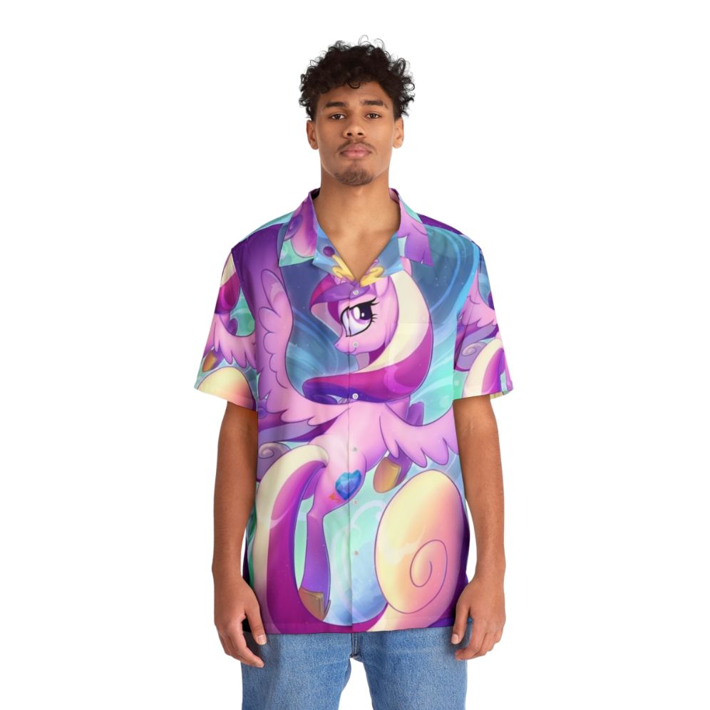 Cadence Hawaiian Shirt with My Little Pony Friendship is Magic Design - People Front