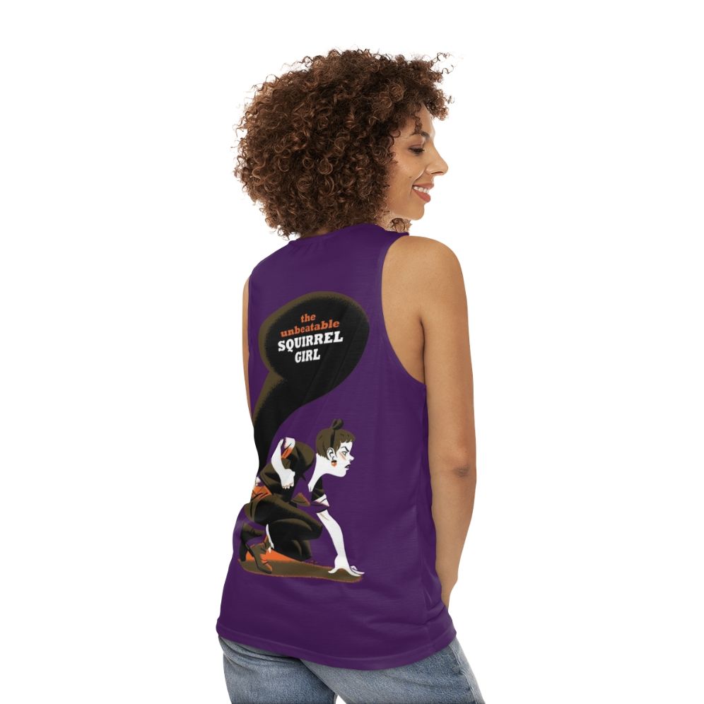 Squirrel Girl Unisex Marvel Comic Tank Top - women back