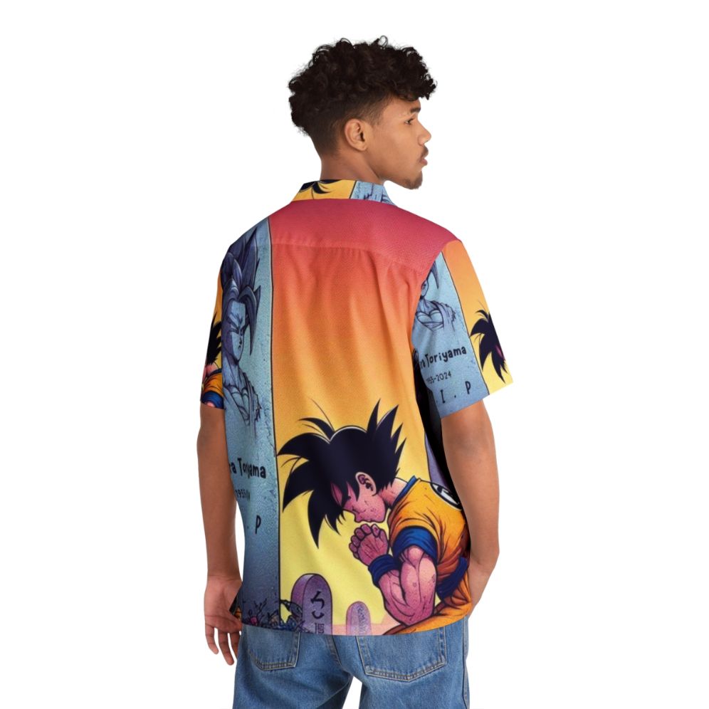 Akira Toriyama Dragon Ball Z Hawaiian Shirt - Flat lay