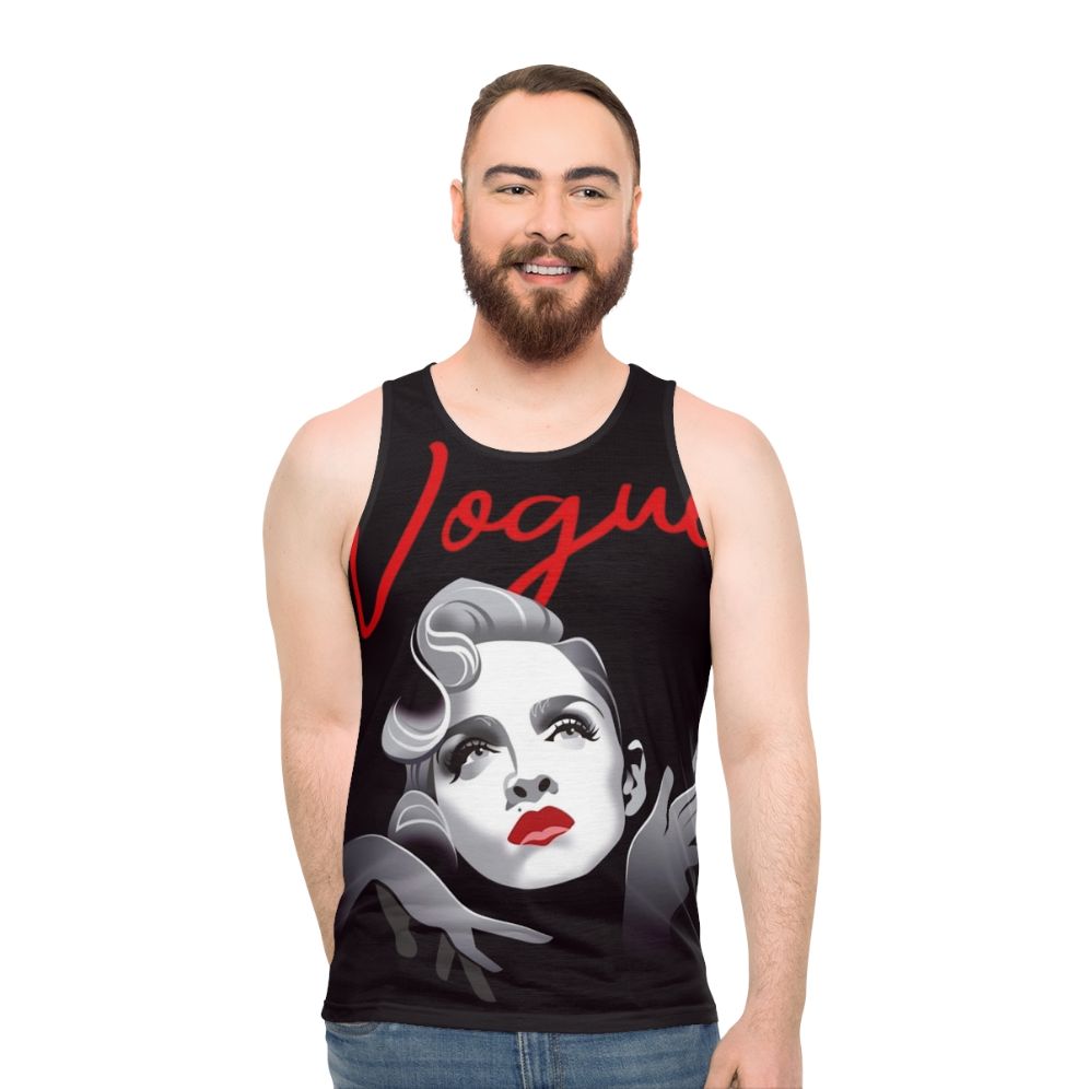 Queen Unisex Tank Top featuring Alejandro Mogolloart's pop art music icon design - men