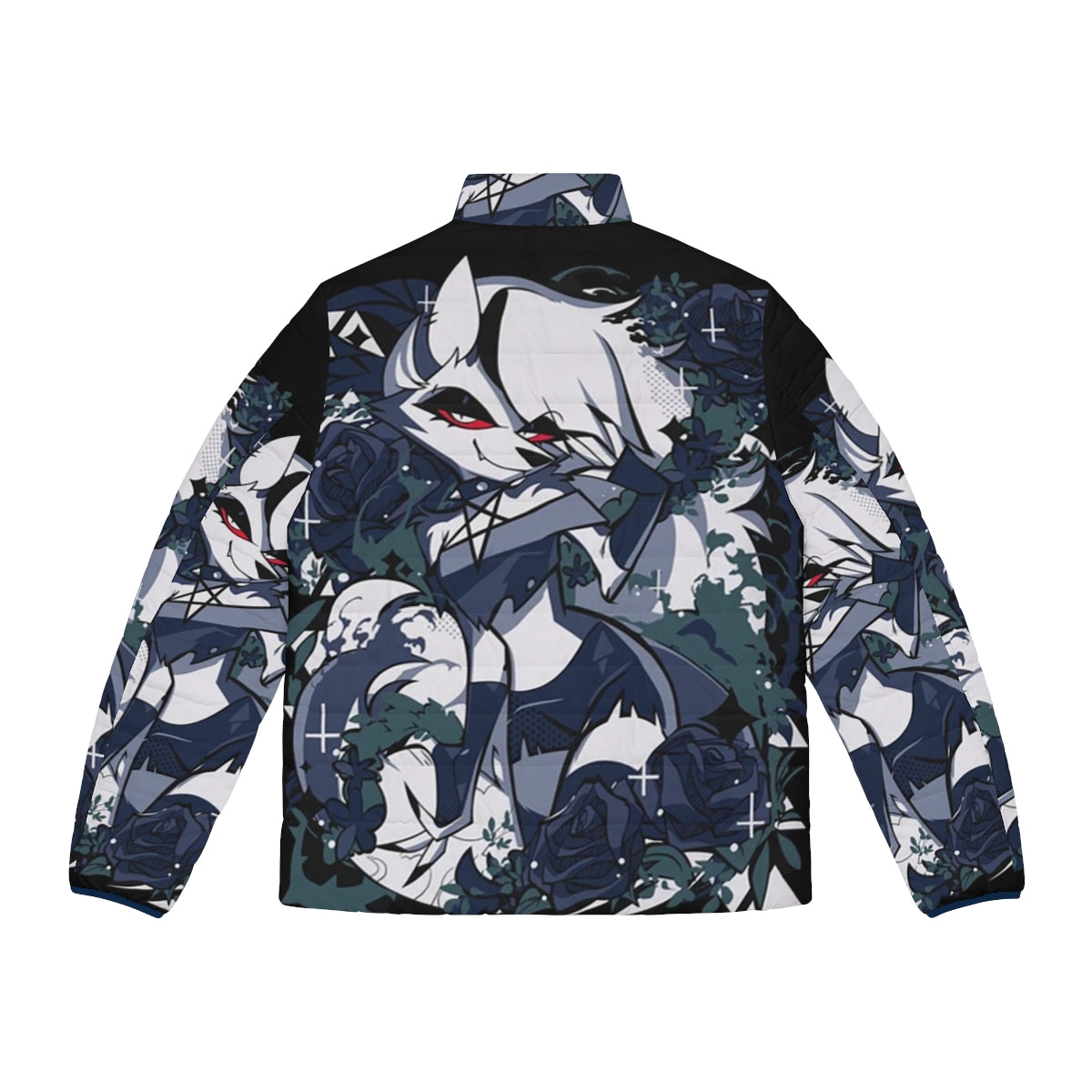 Helluva Boss Loona Puffer Jacket - Anime Inspired Outerwear - Back