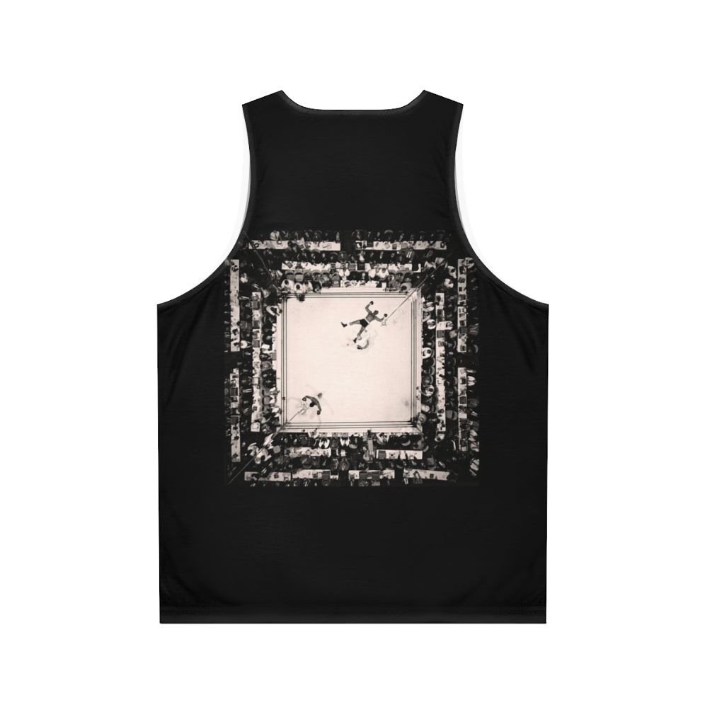 Vintage boxing tank top featuring Muhammad Ali and Williams fight - Back