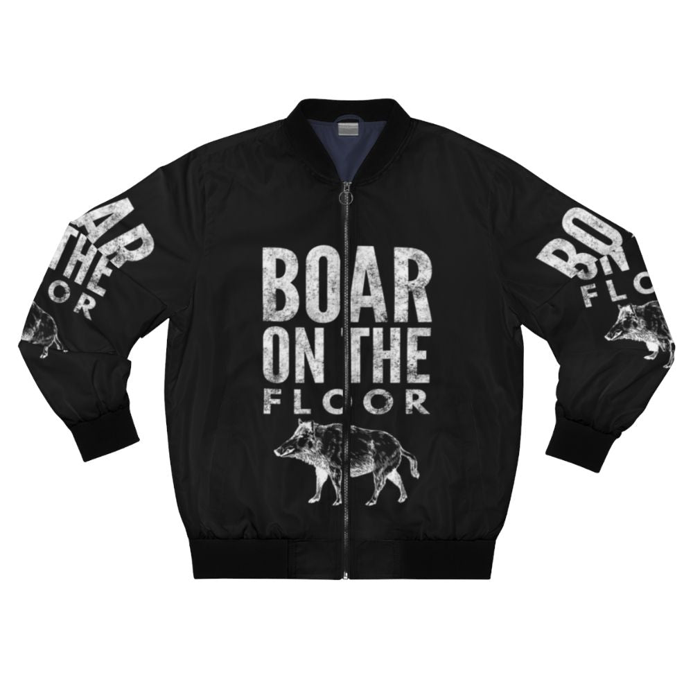 Boar bomber jacket with a stylish and unique design