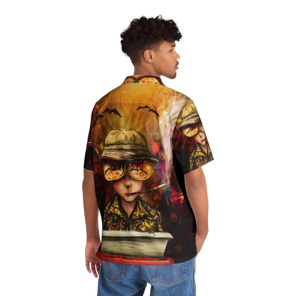 Surreal Hawaiian shirt inspired by the Gonzo journalism of Hunter S. Thompson - People Back