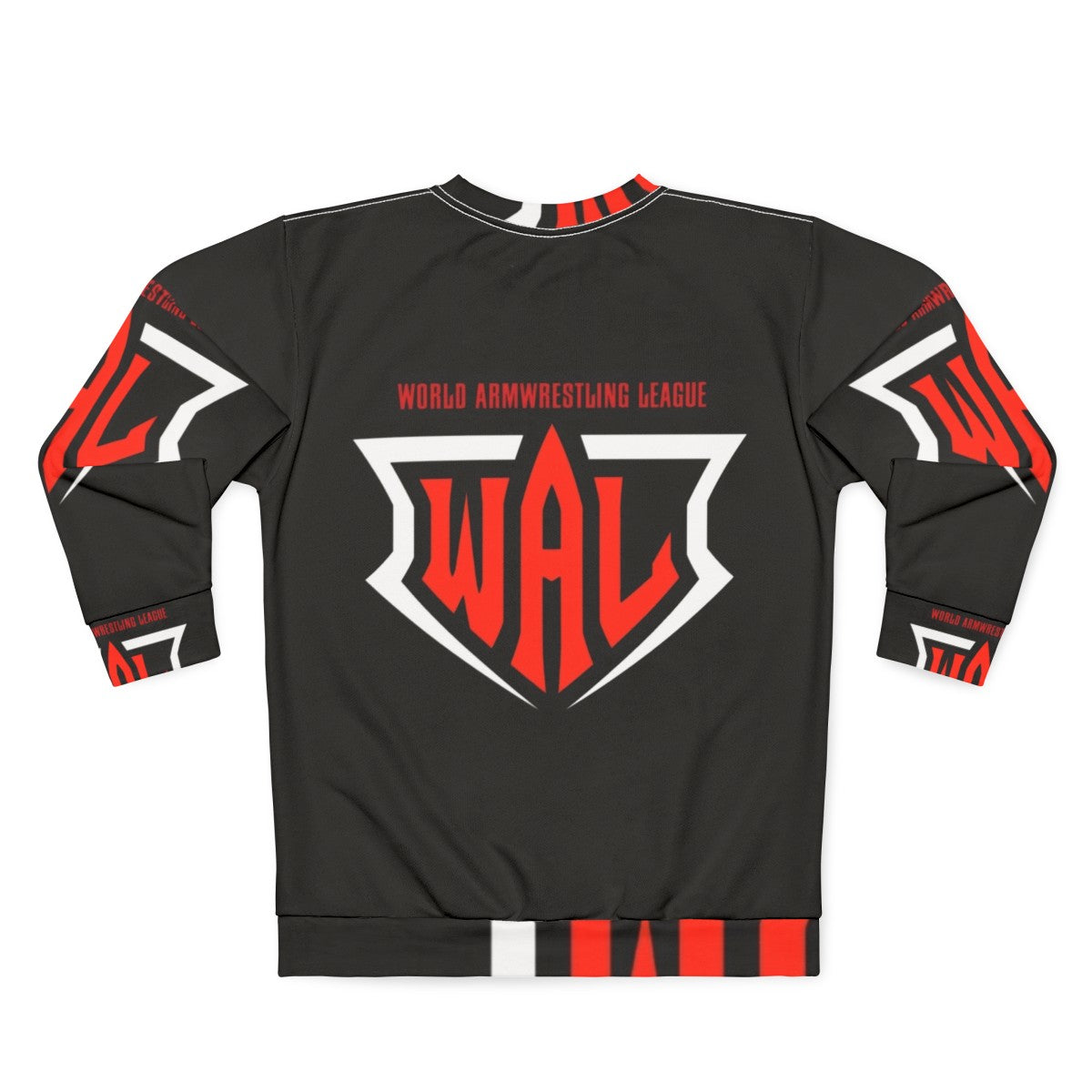 Wal Tees Arm Wrestling Sweatshirt for Champions - Back