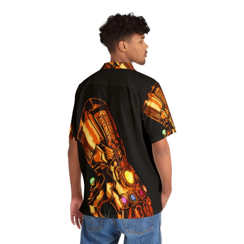 Infinity Gauntlet Circle Game Hawaiian Shirt - People Back