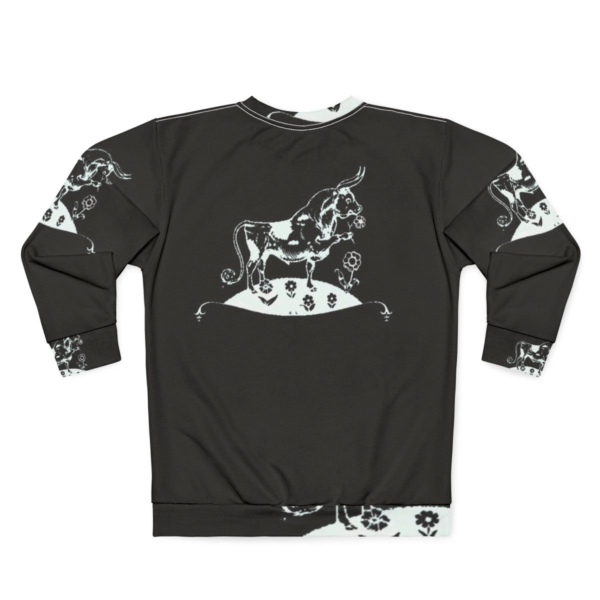 Elliott Smith Inspired Ferdinand The Bull White Sweatshirt - Back