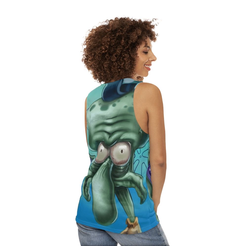 Spongebob Squarepants unisex tank top - women back