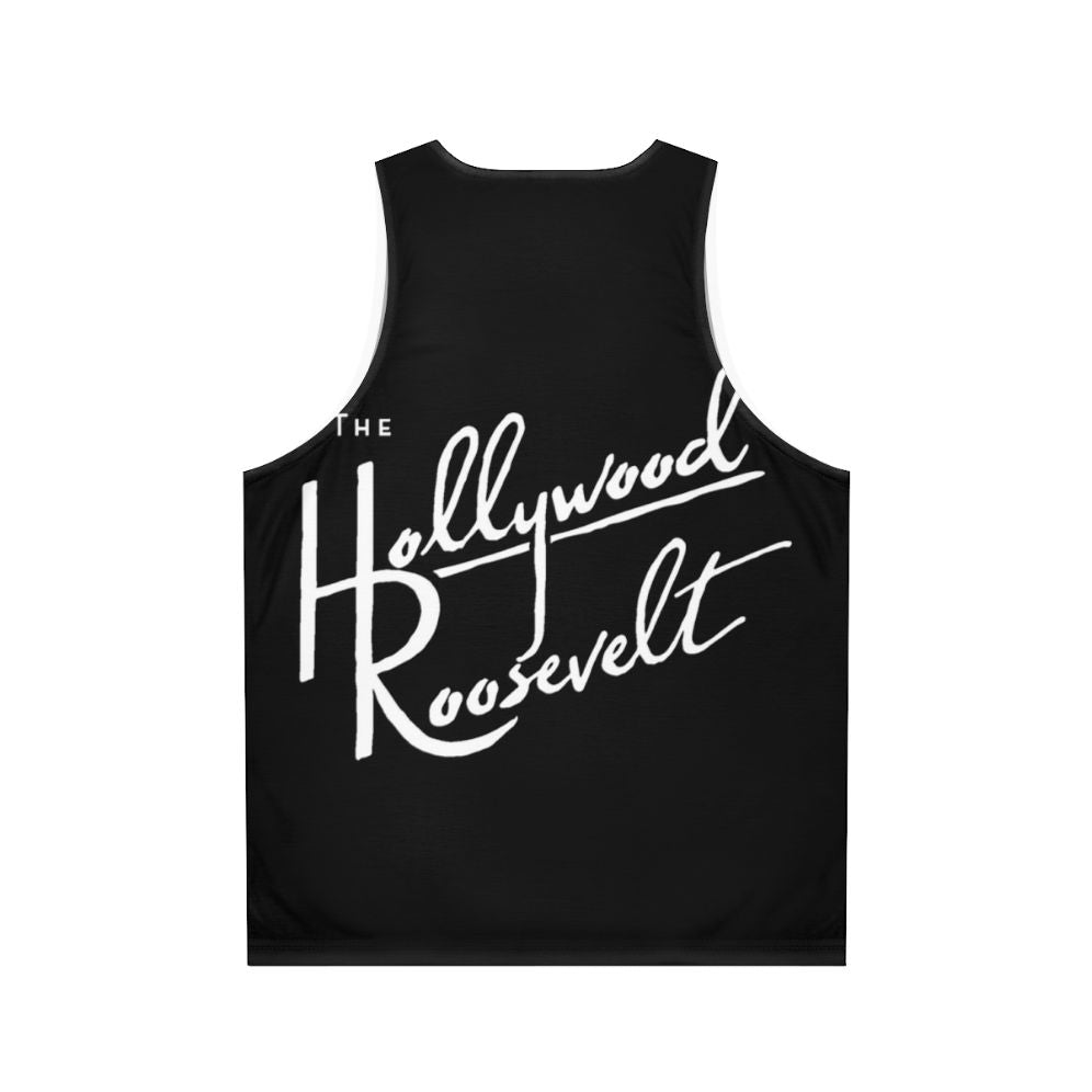 Unisex tank top with Hollywood design - Back