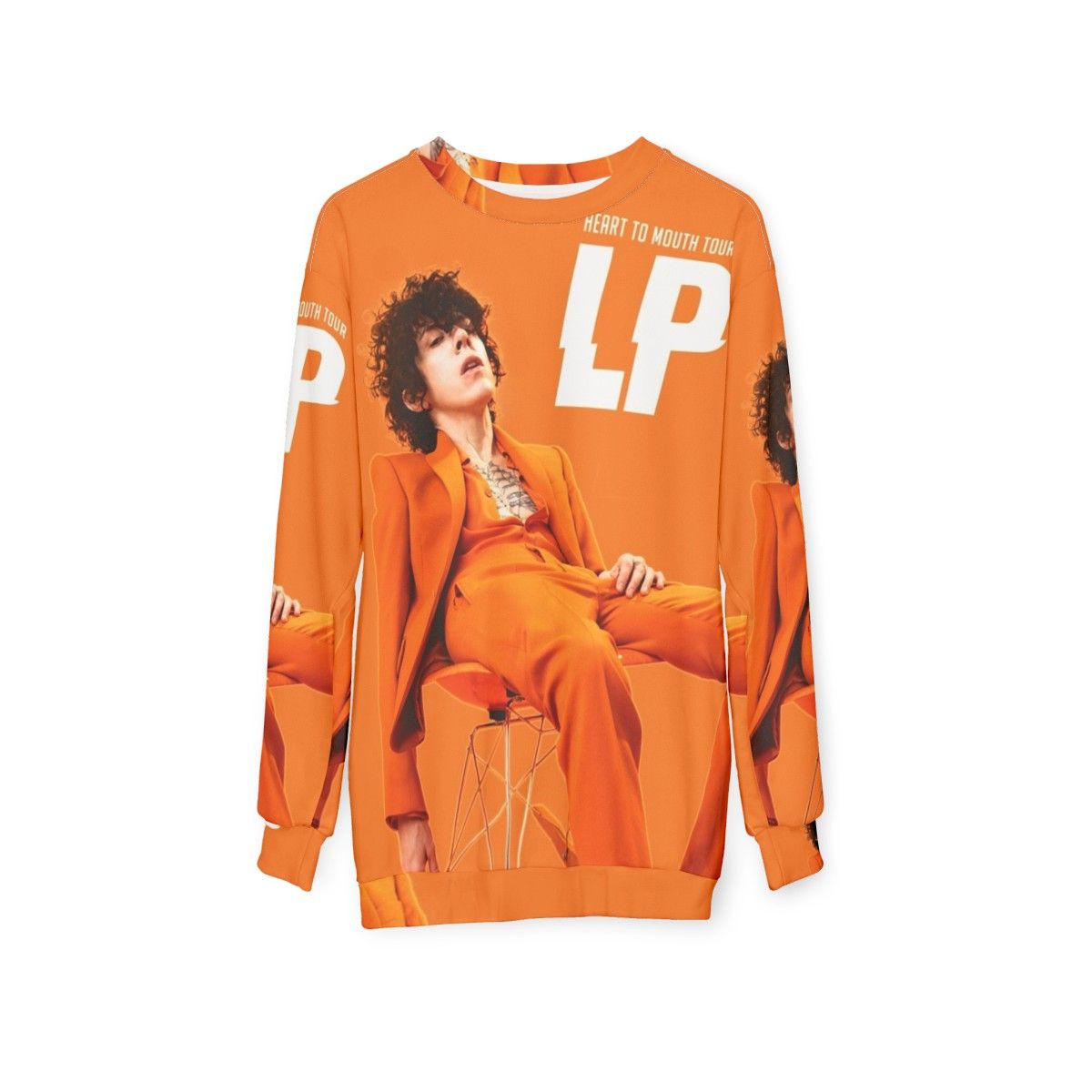 LP Heart to Mouth Tour Sweatshirt - hanging