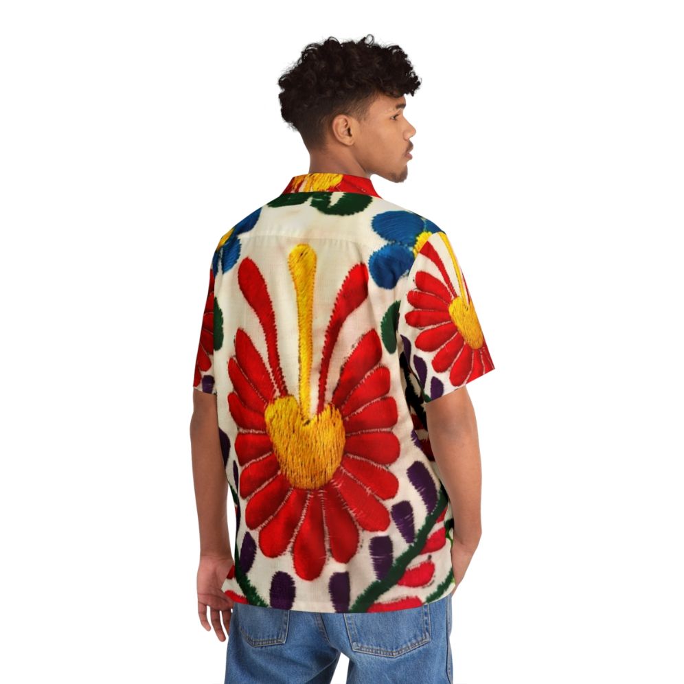 Mexican Flowers Hawaiian Shirt - People Back