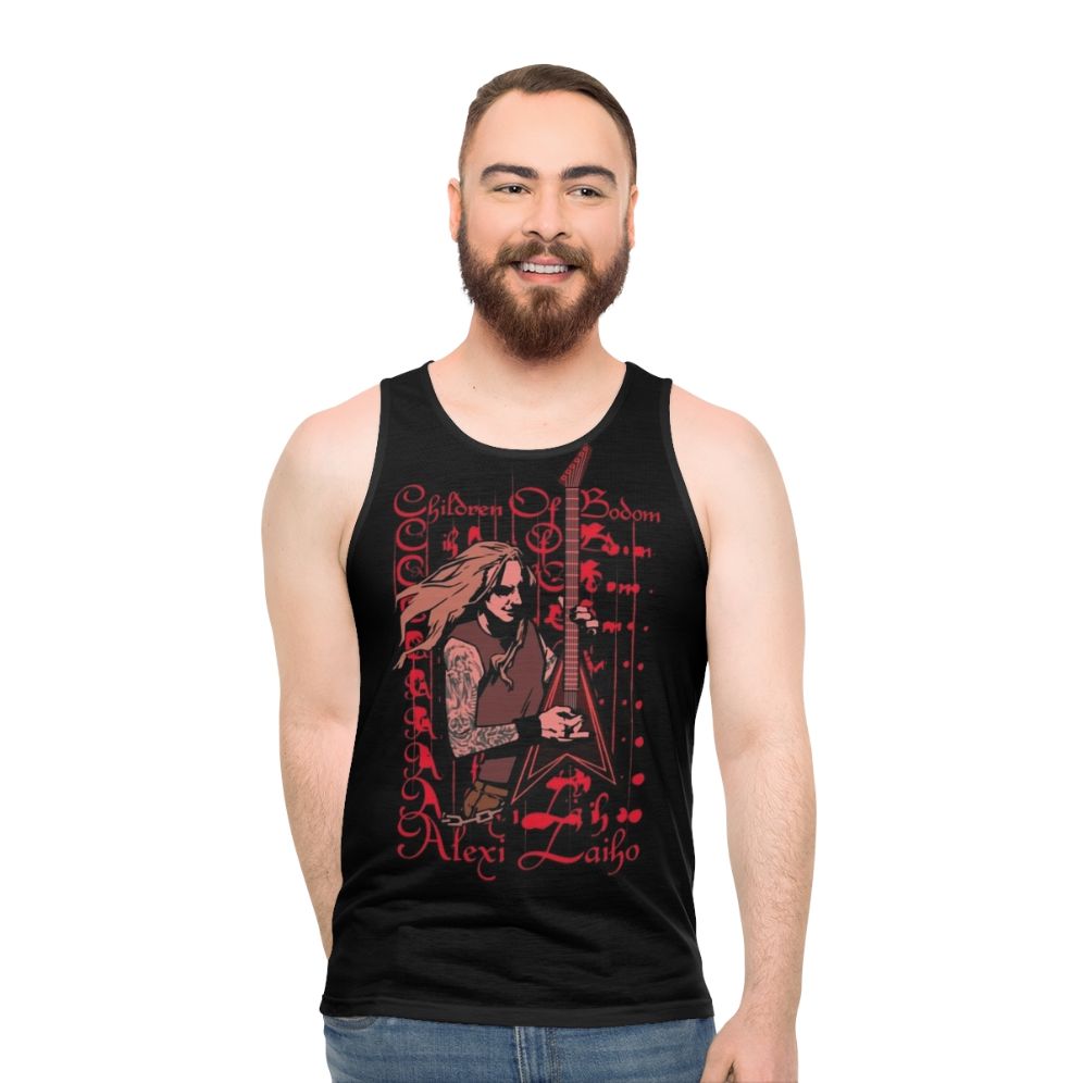 Alexi Laiho Tribute Unisex Metal Tank Top - men