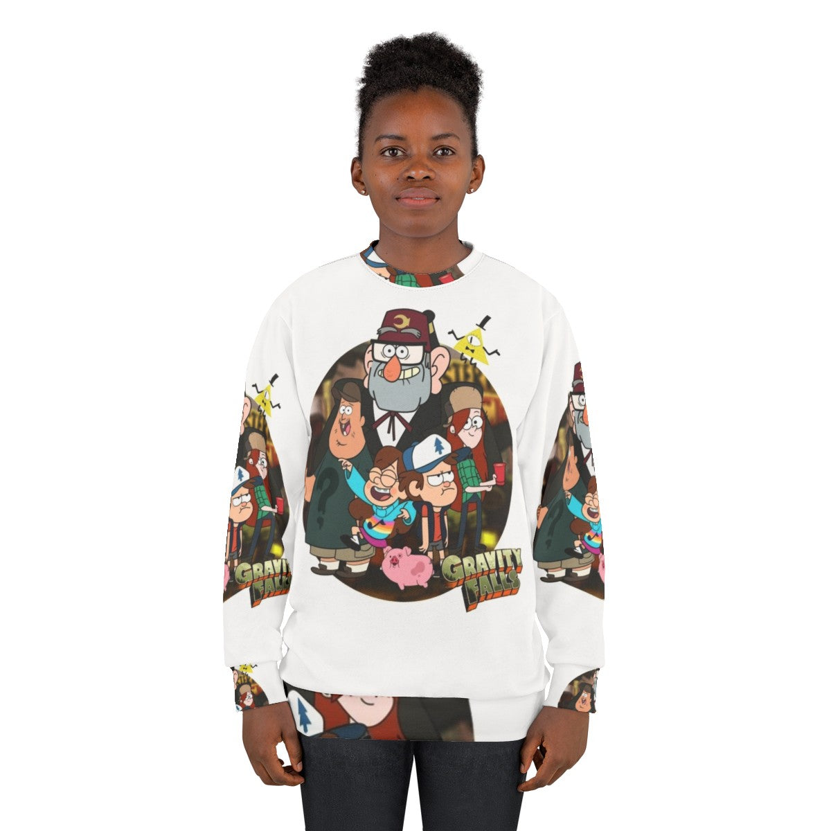 Gravity Falls Cartoon Sweatshirt - women