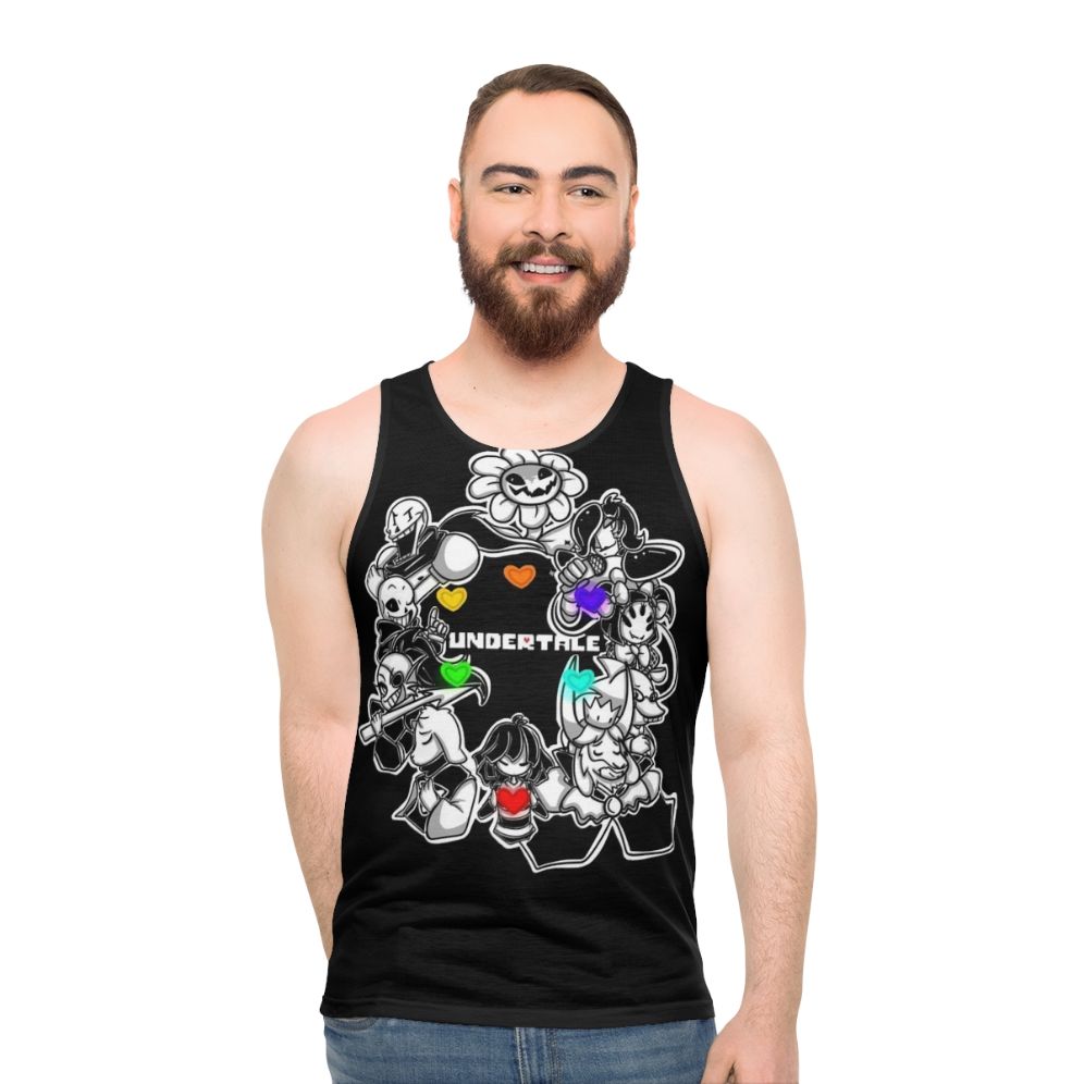 Undertale Unisex Tank Top with Minimalist Design - men