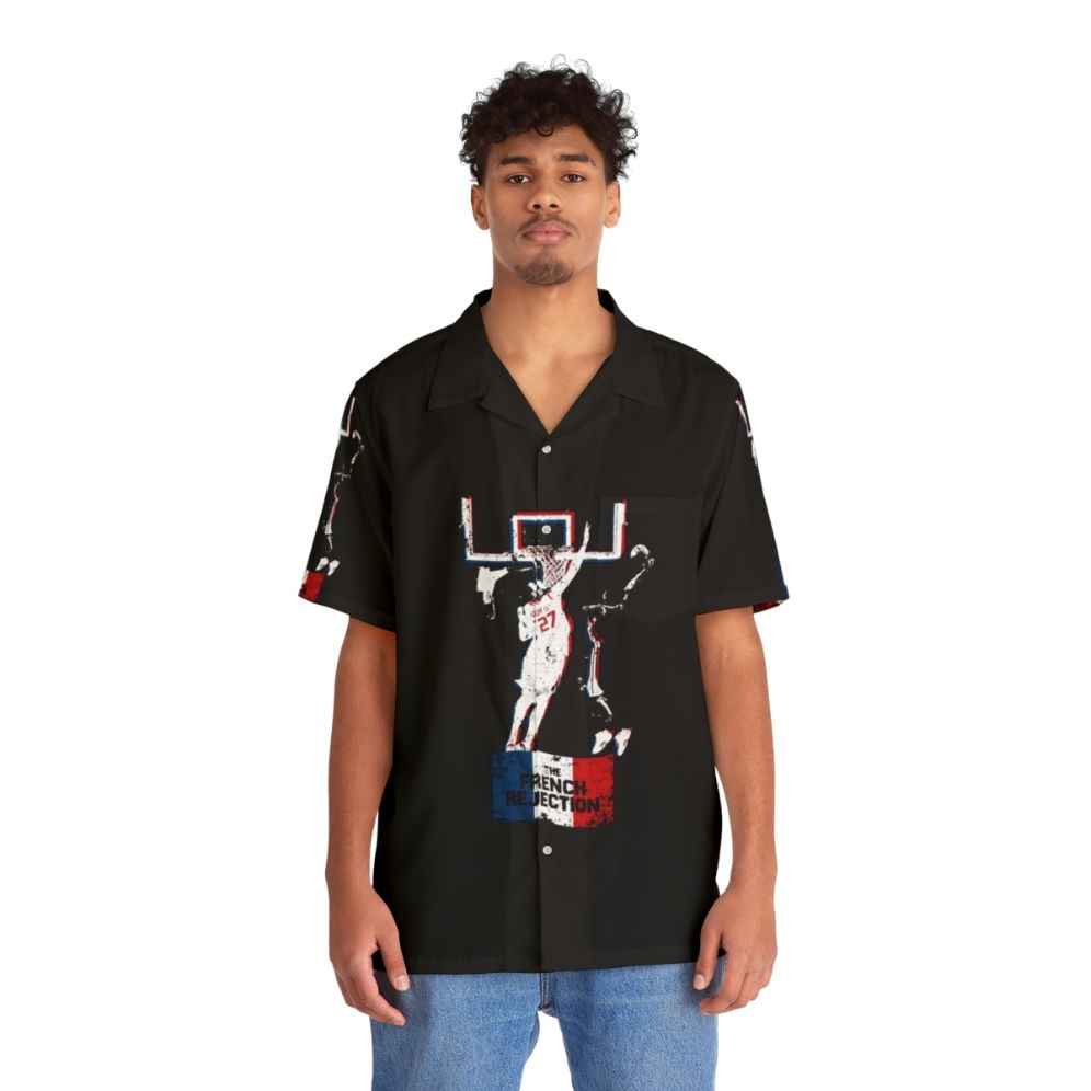 Rudy Gobert's French Rejection Hawaiian Shirt - People Front