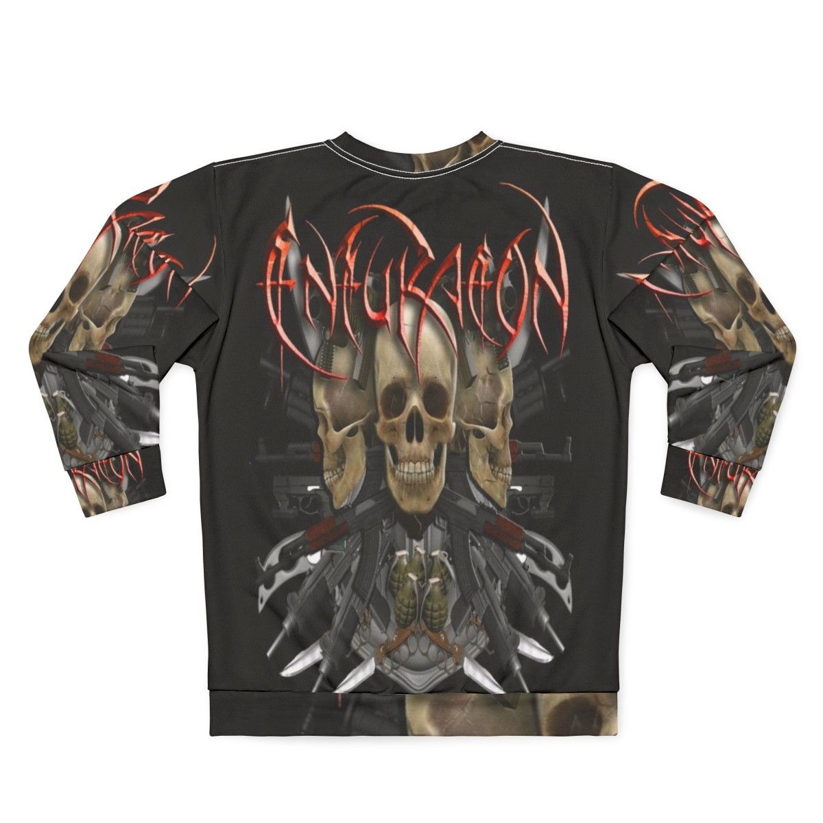 Enfuraeon Band Art Metalcore Sweatshirt - Back