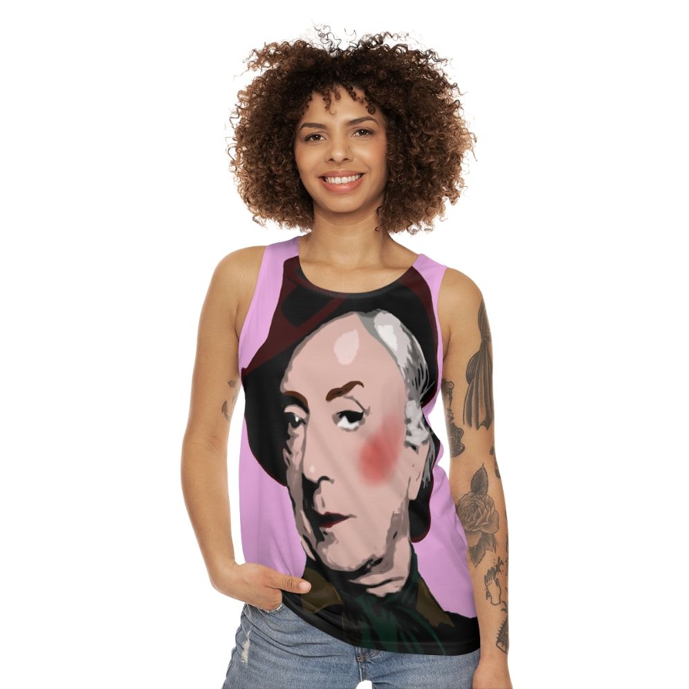 Quentin Crisp Icon LGBTQ Unisex Tank Top - women