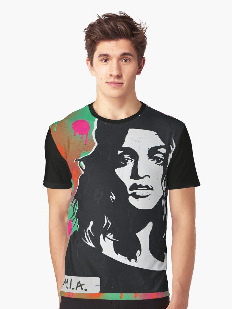 M.I.A. Matangi Graphic T-Shirt featuring the iconic British rapper and musician - Men