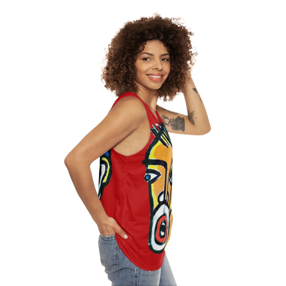 Urban Inspired Unisex Tank Top - women side