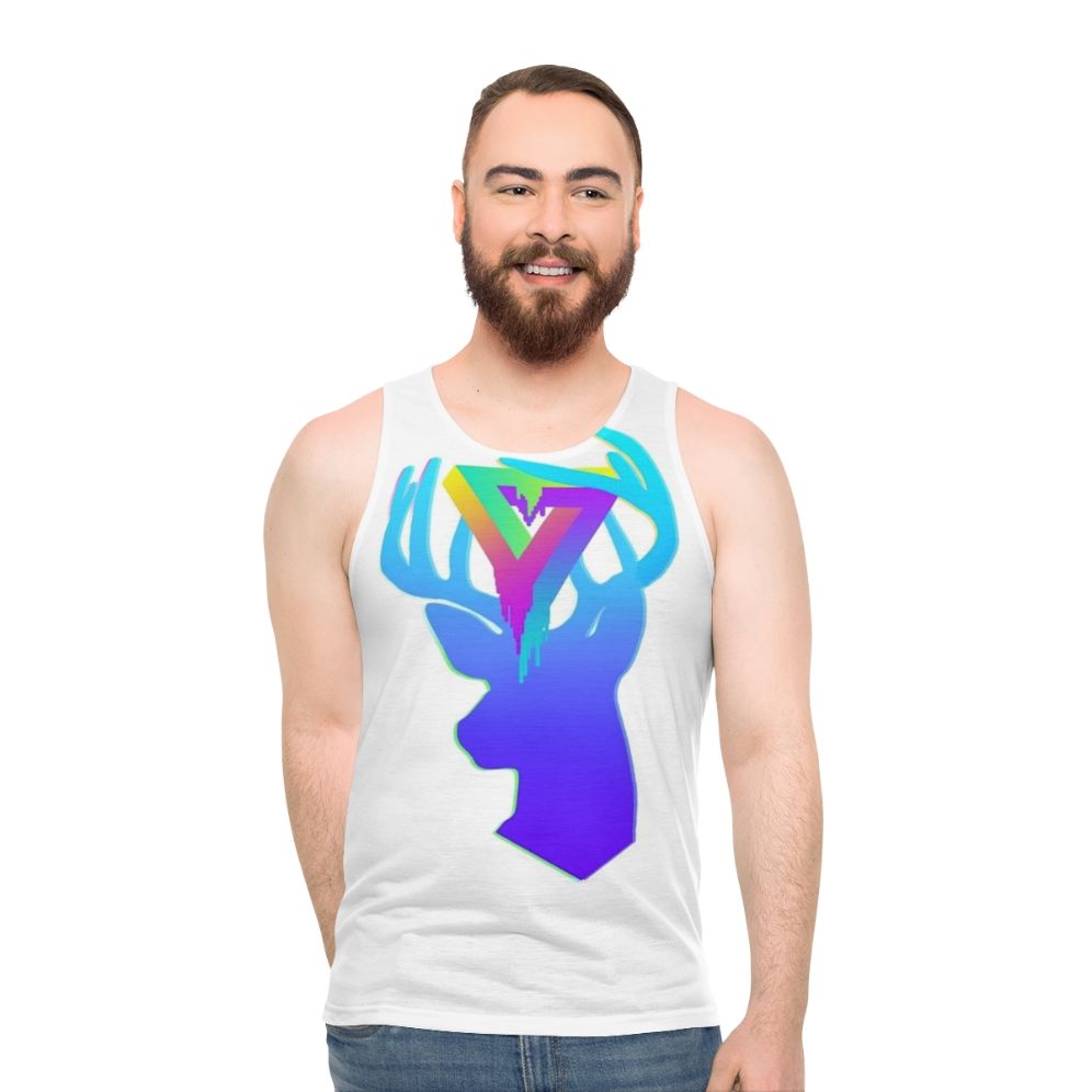 Neon Deer Acrylic Unisex Tank Top - men