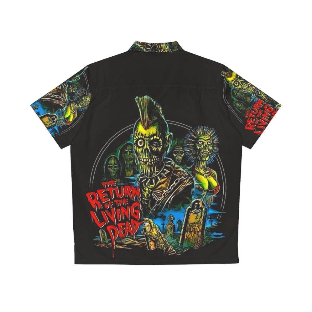 Return of the Living Dead Tarman Poster Art Hawaiian Shirt - Back