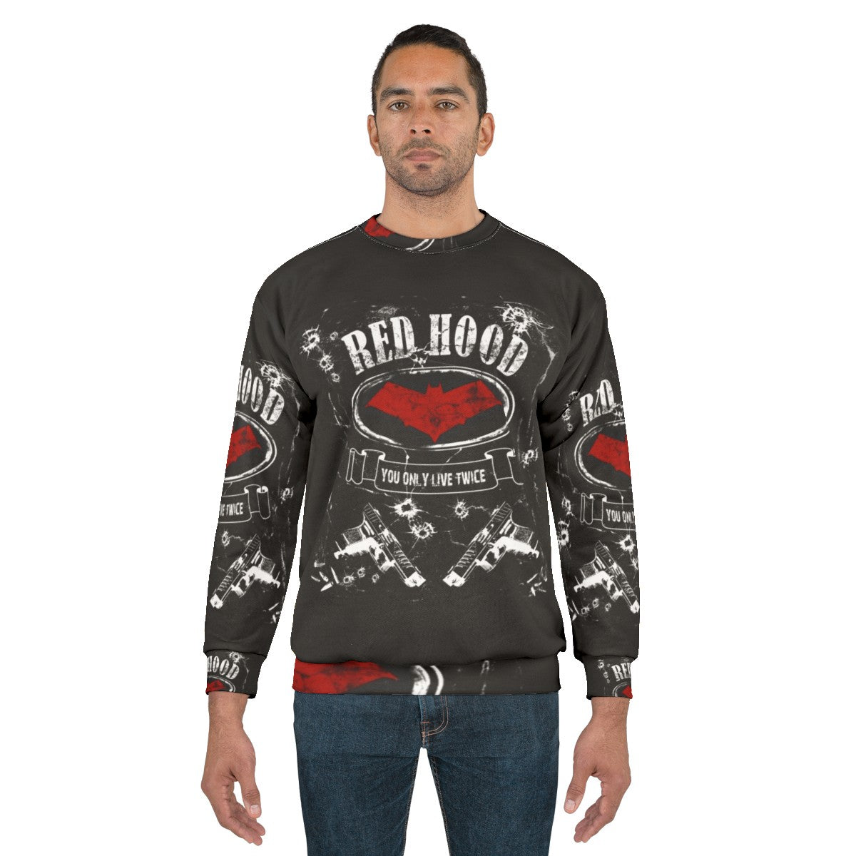 Red Hood Label Whiskey Style Sweatshirt - men